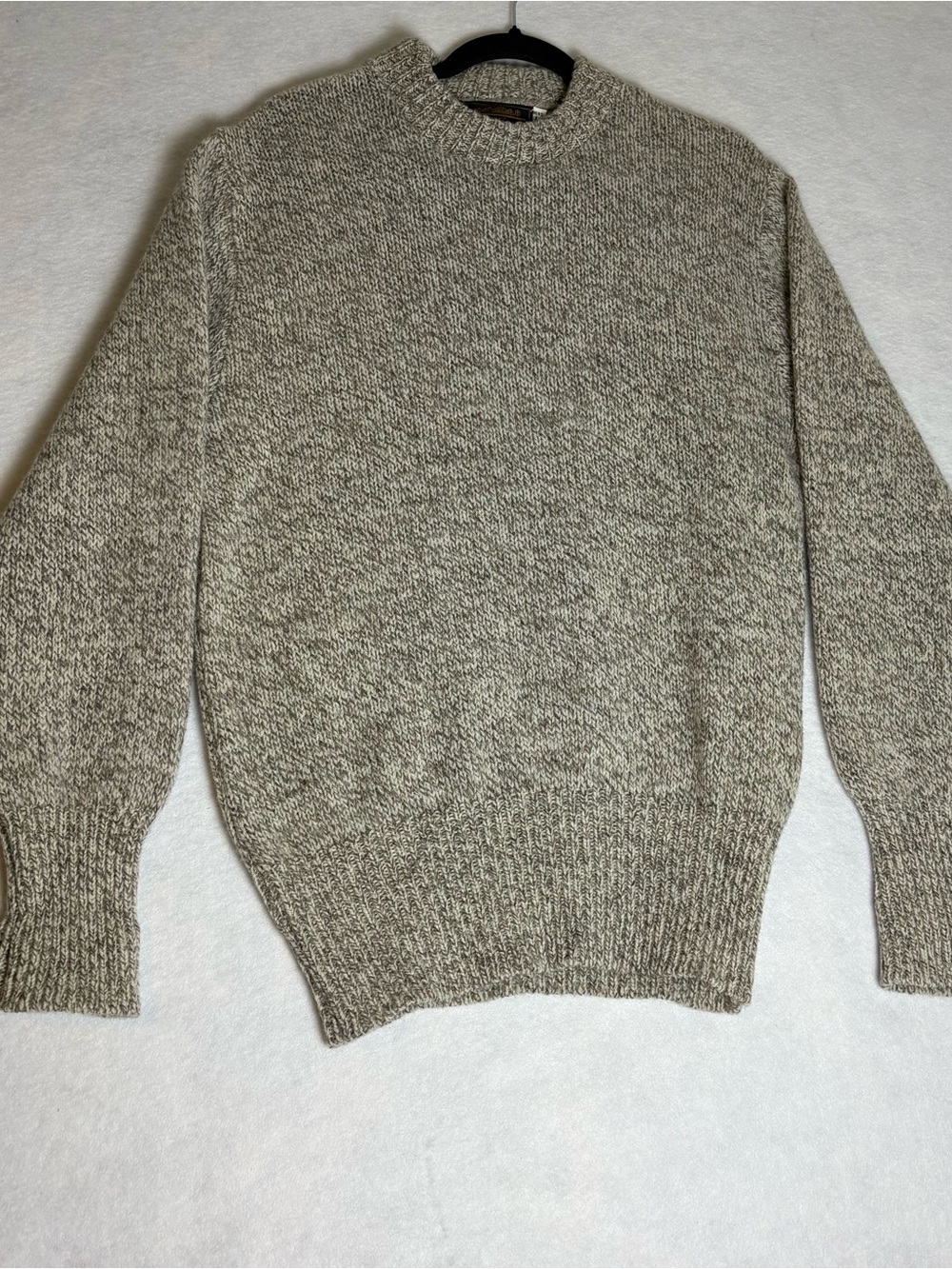 Eddie Bauer Men's Wool Crewneck Sweater - Light Gray